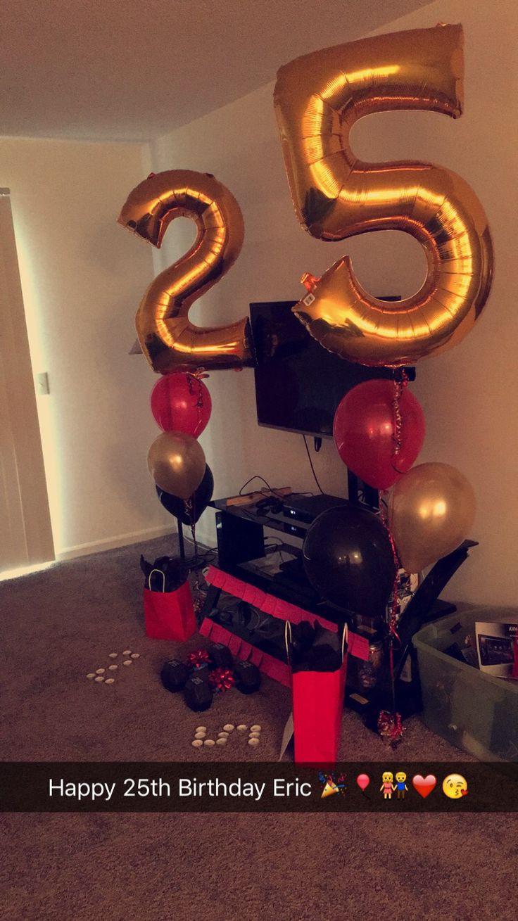 Birthday Party Ideas For Him
 25th birthday surprise for him Gifts