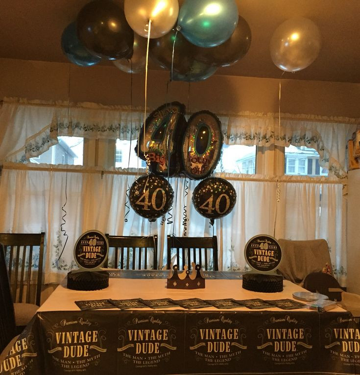 Birthday Party Ideas For Him
 40th birthday decorations for him