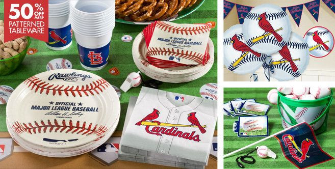 Birthday Party Ideas St Louis
 St Louis Cardinals Party Supplies Party City