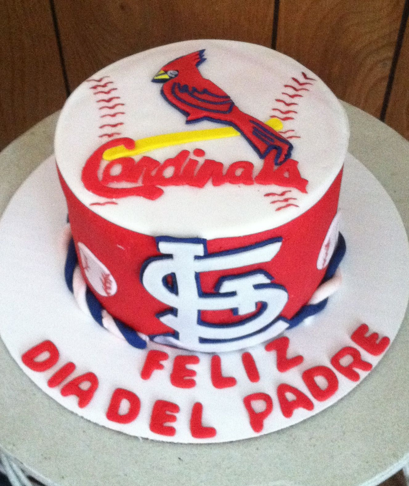 Birthday Party Ideas St Louis
 St Louis cardinals cake Sandra Pinterest