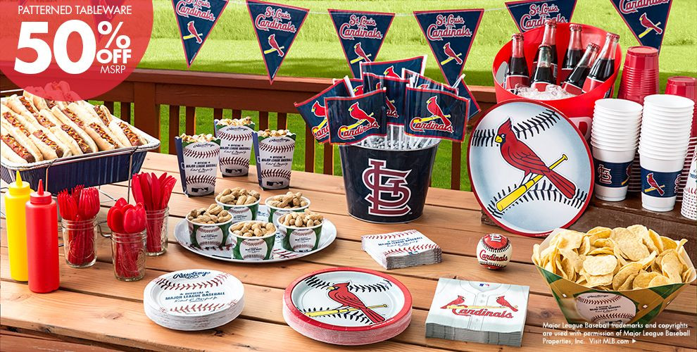 Birthday Party Ideas St Louis
 MLB St Louis Cardinals Party Supplies Party City