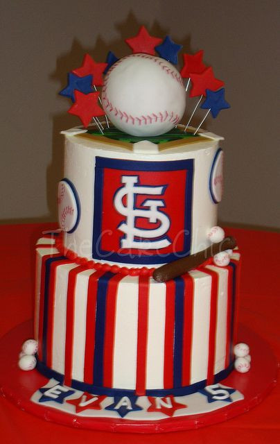 Birthday Party Ideas St Louis
 St Louis Cardinals cake