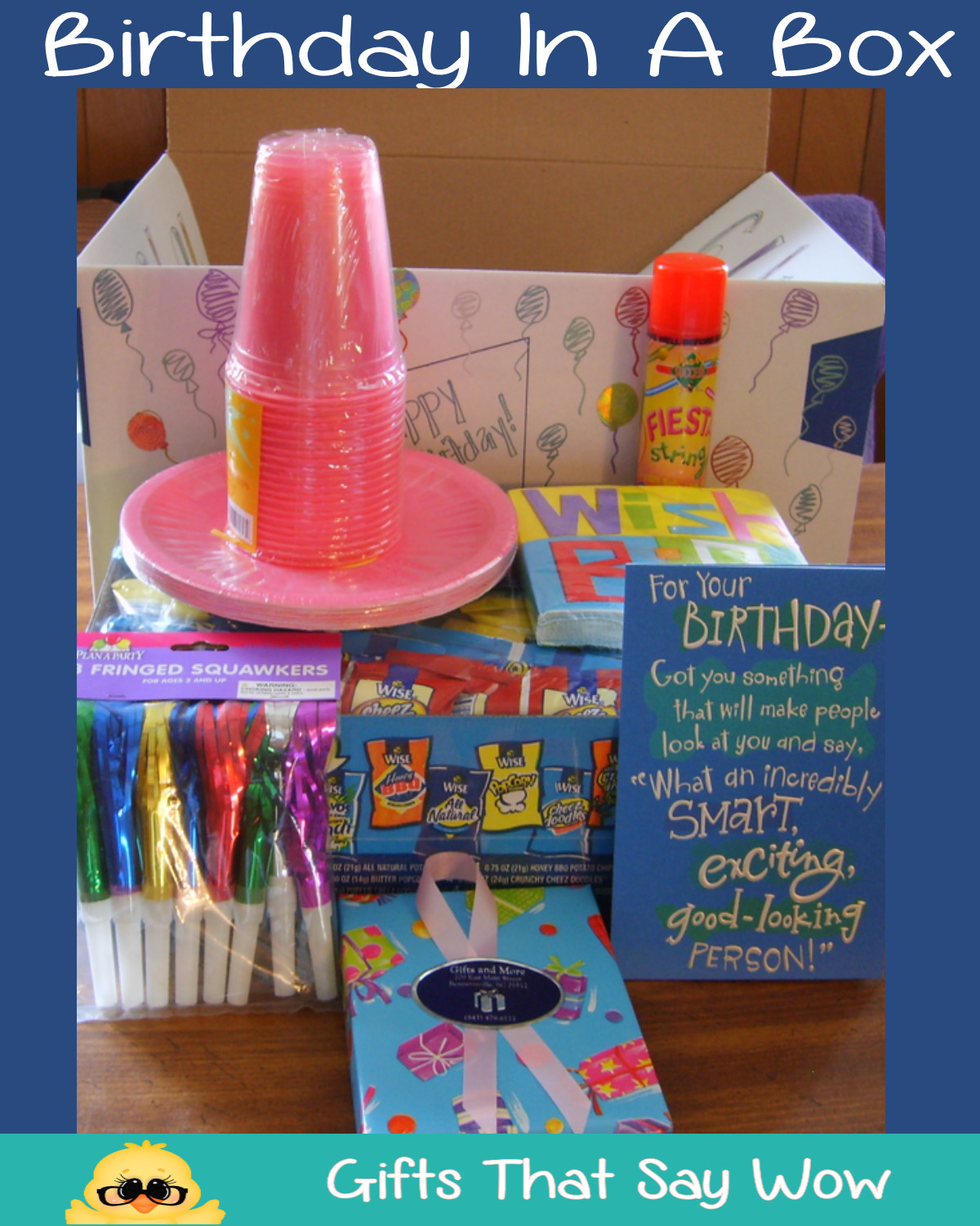 Birthday Party In A Box
 GIFTS THAT SAY WOW Fun Crafts and Gift Ideas Surprise