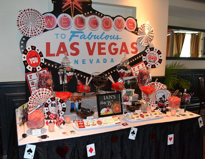 Birthday Party Las Vegas
 Las Vegas Candy Table