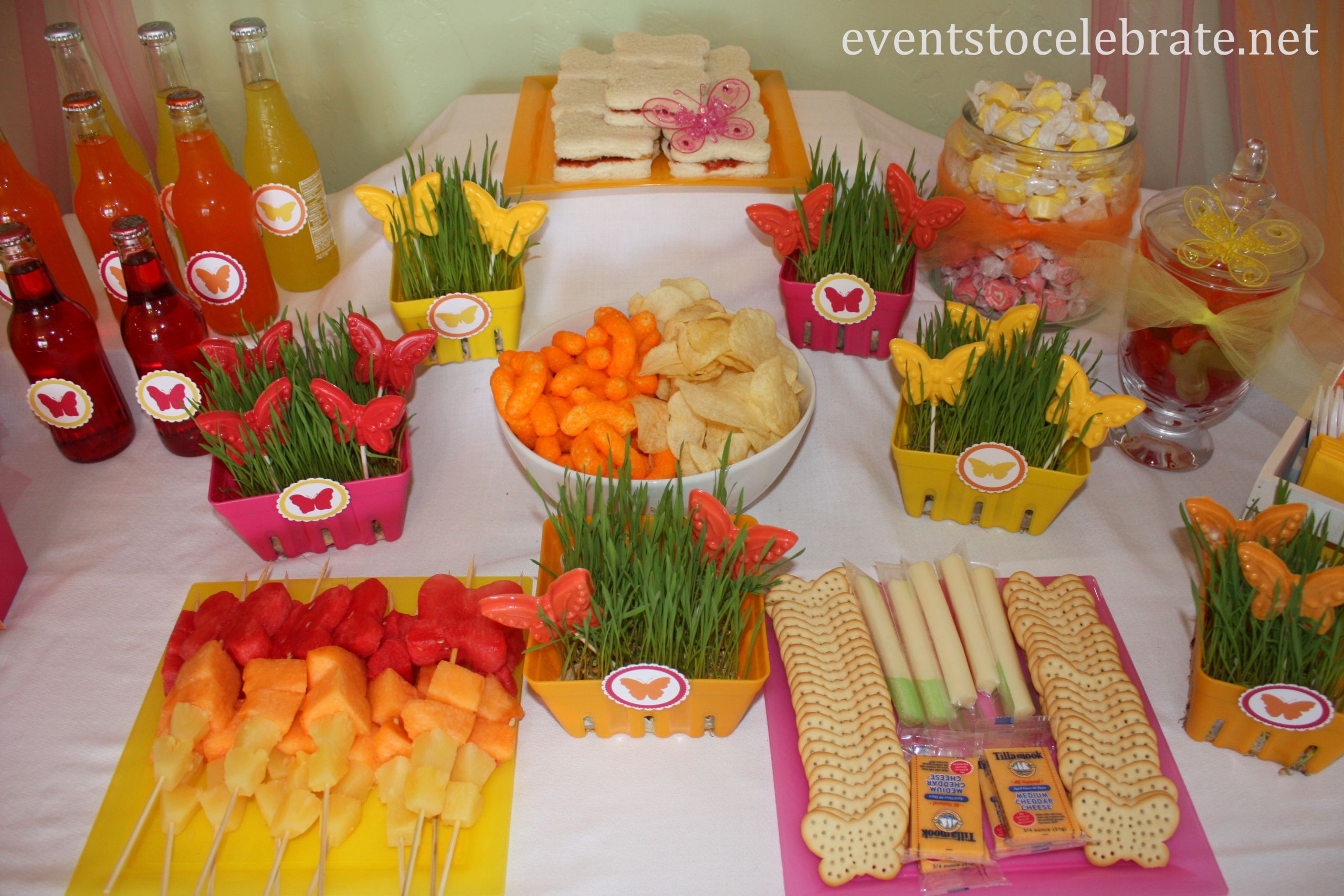 Birthday Party Meal Ideas
 Butterfly Themed Birthday Party Food & Desserts events