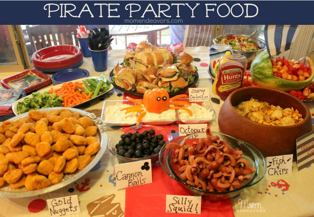 Birthday Party Meal Ideas
 Jake and the Never Land Pirates Birthday Party Food