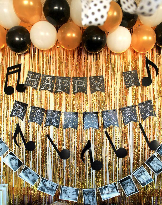 Birthday Party Music
 A Music Themed First Birthday Party in 2019