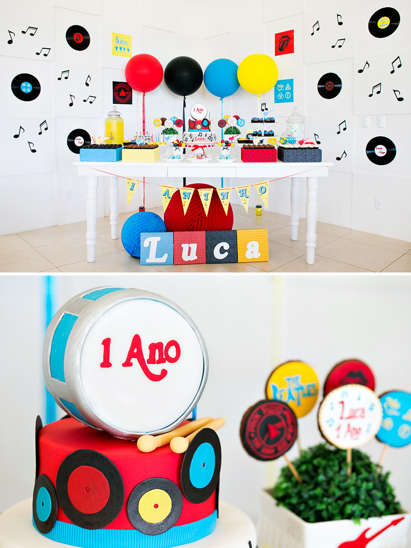 Birthday Party Music
 Bright & Classic Rock n Roll First Birthday Party