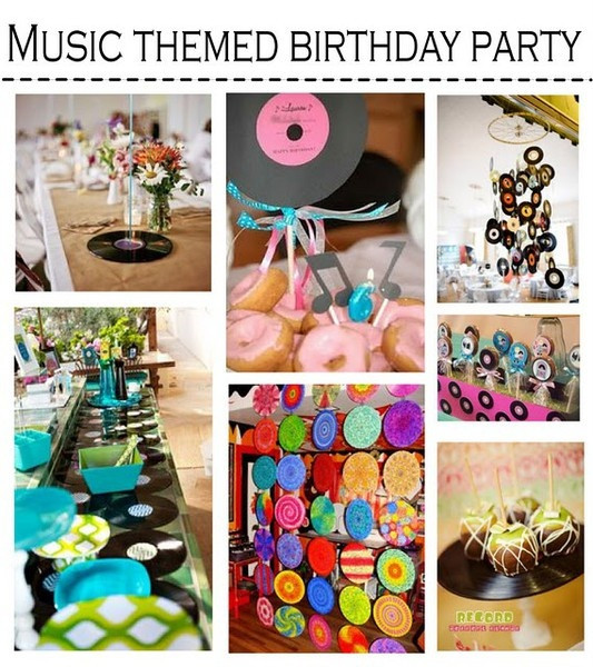 Birthday Party Music
 Music themed birthday party