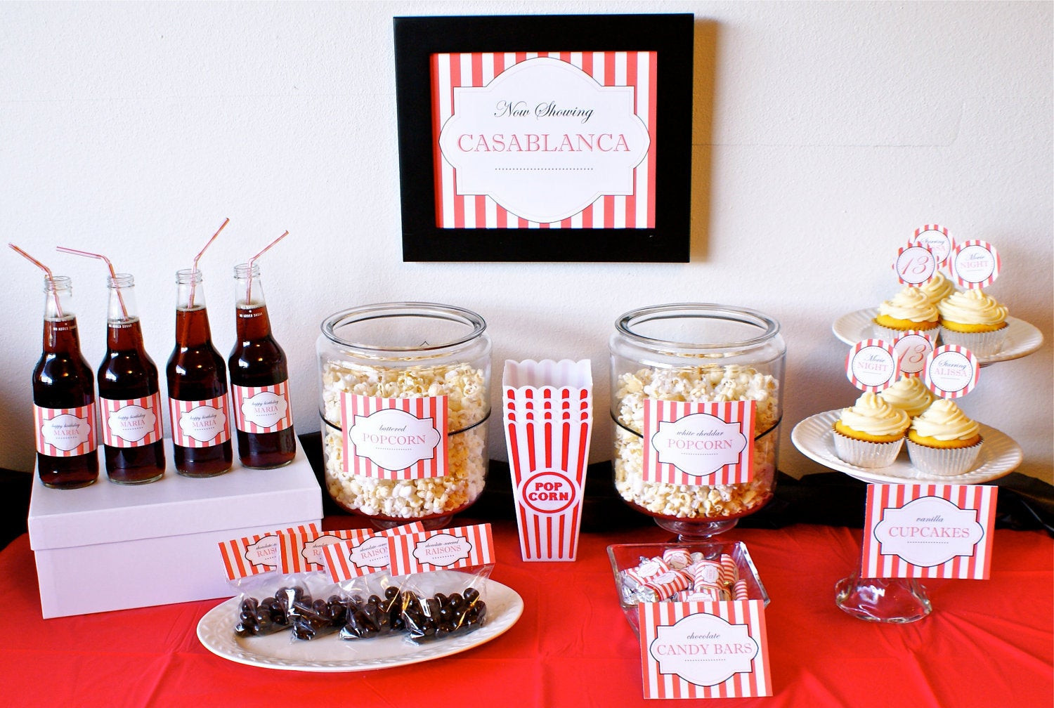 Birthday Party Theme
 Movie Theme Party Package Birthday Party or Shower Movie