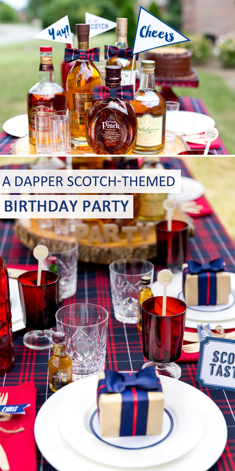 Birthday Party Theme
 A Dapper Scotch Themed Birthday Party