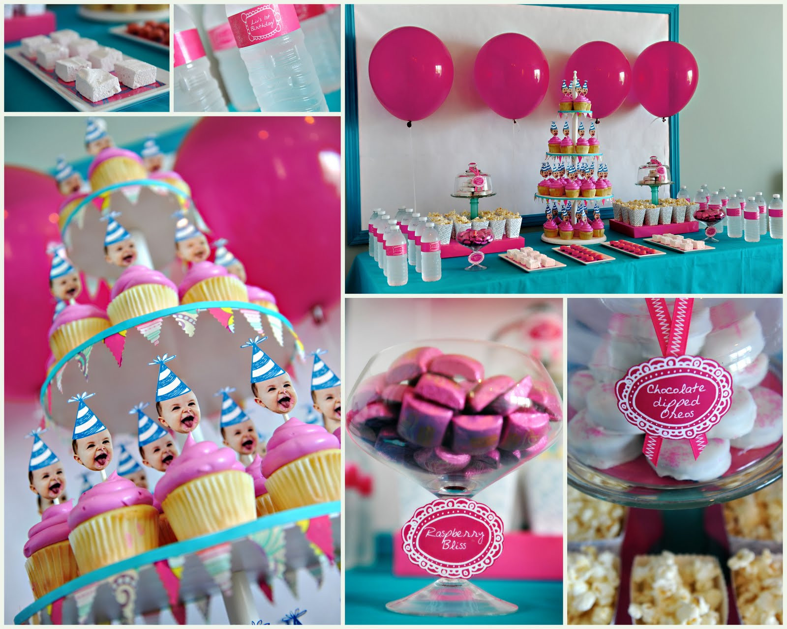 Birthday Party Theme
 Elle Belle Creative e Year Old in a Flash A First