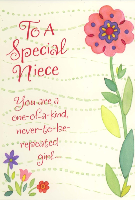 Birthday Quotes For A Niece
 Special Niece Quotes QuotesGram