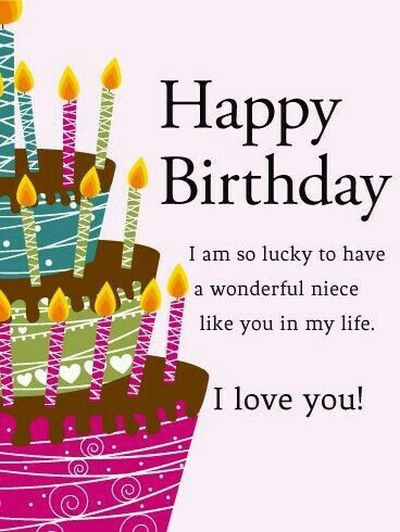 Birthday Quotes For A Niece
 Best Happy Birthday Niece Quotes and