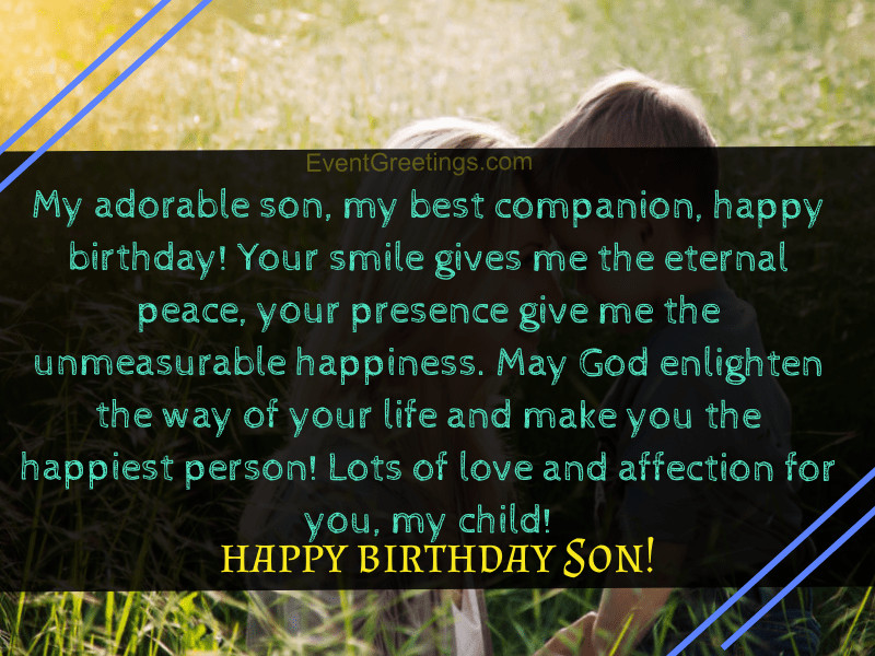 Birthday Quotes For My Son
 30 Best Happy Birthday Son From Mom Quotes With