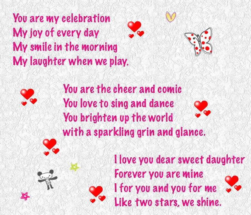 Birthday Quotes For Your Daughter
 Happy Birthday Poems for Daughter from Mom and Dad