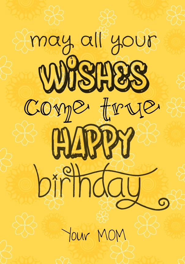 Birthday Quotes For Your Daughter
 Happy Birthday Quotes for Daughter with
