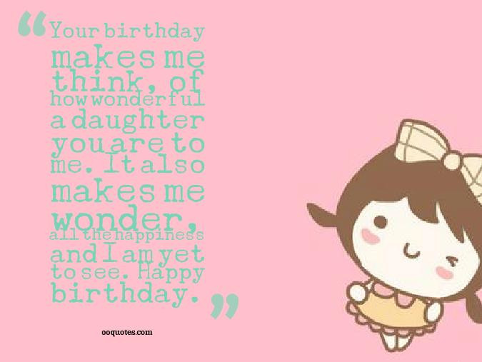 Birthday Quotes To Daughter
 Wonderful Quotes About Daughters QuotesGram