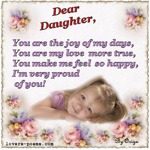 Birthday Quotes To Daughter
 for my daughter