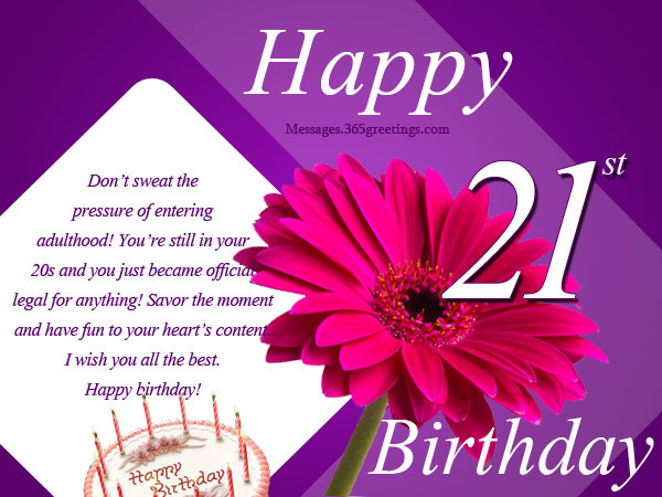 Birthday Wishes For 21 Year Old
 1000 images about Greetings cards on Pinterest