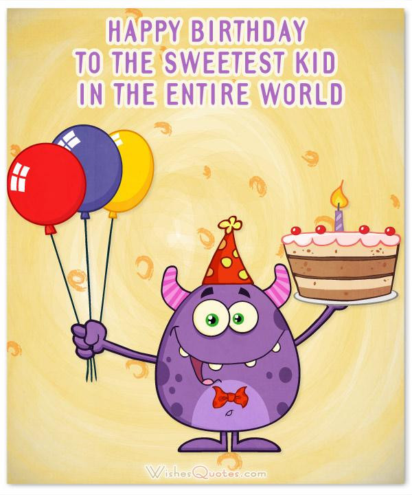 Birthday Wishes For A Child
 Amazing Birthday Wishes for Kids 2019 Update – By