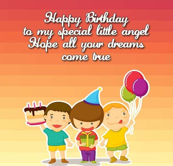 Birthday Wishes For Kid Boy
 Happy Birthday Wishes for Kids Cute and Inspirational