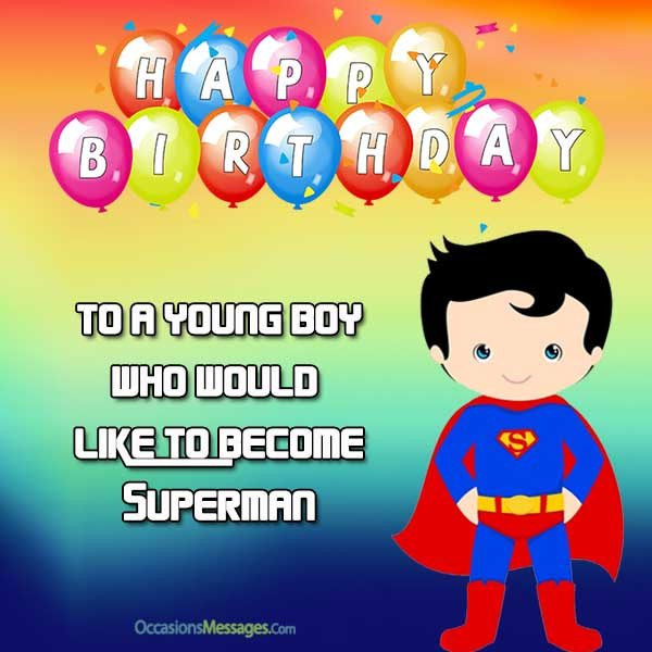 Birthday Wishes For Kid Boy
 Happy Birthday Wishes for Boys Occasions Messages