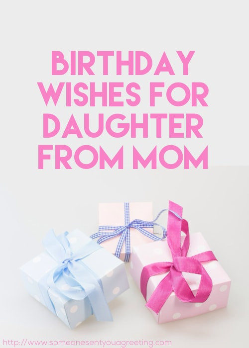Birthday Wishes For Mom From Daughter
 Birthday Messages Archives Someone Sent You A Greeting