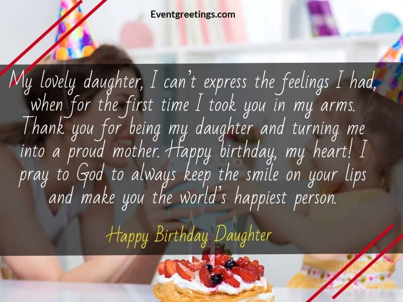 Birthday Wishes For Mom From Daughter
 50 Wonderful Birthday Wishes For Daughter From Mom