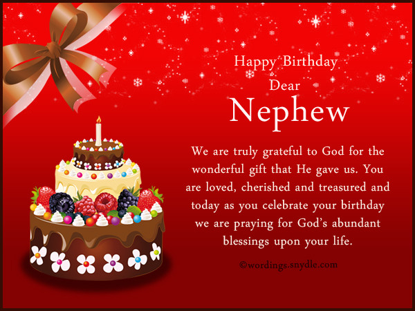 Birthday Wishes For Nephew
 Nephew Birthday Messages Happy Birthday Wishes for Nephew