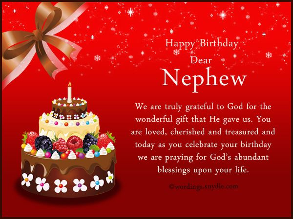 Birthday Wishes For Nephew
 Best 25 Birthday message for nephew ideas on Pinterest