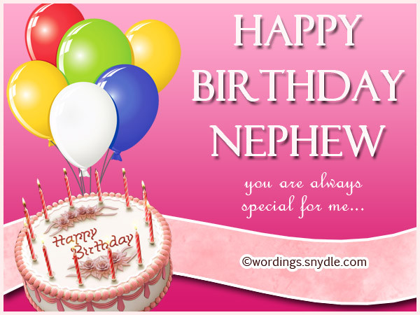 Birthday Wishes For Nephew
 Birthday Snydle