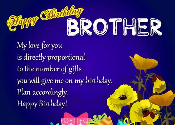 Birthday Wishes For Younger Brother
 200 Best Birthday Wishes For Brother 2020 My Happy