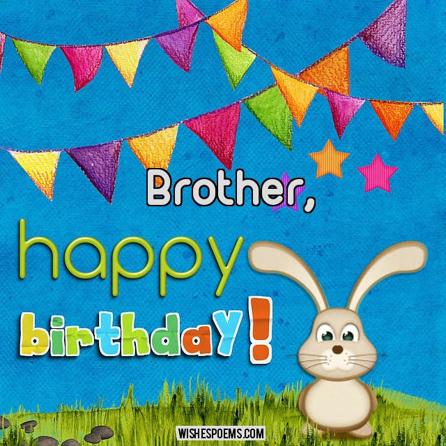 Birthday Wishes For Younger Brother
 125 Birthday Wishes for Brothers Happy Birthday Brother
