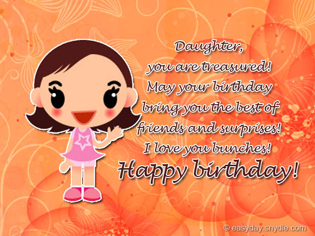 Birthday Wishes For Your Daughter
 Birthday Messages for Your Daughter – Easyday
