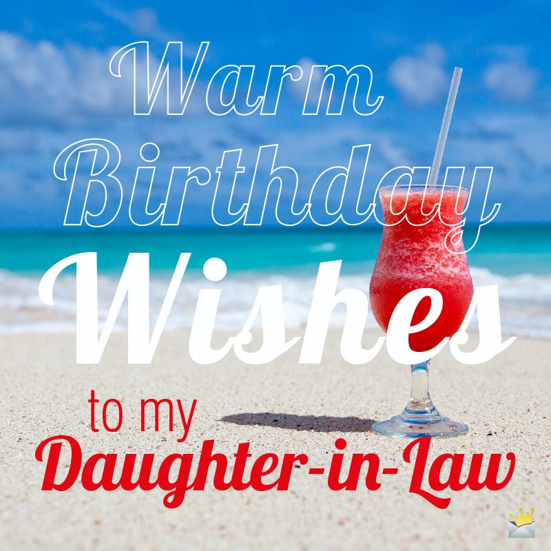 Birthday Wishes For Your Daughter
 Happy Birthday Daughter in law