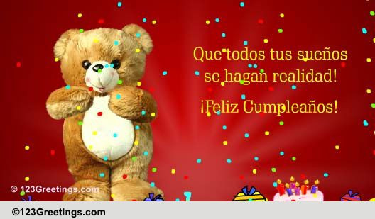 Birthday Wishes Spanish
 Spanish Cards Free Spanish Wishes Greeting Cards