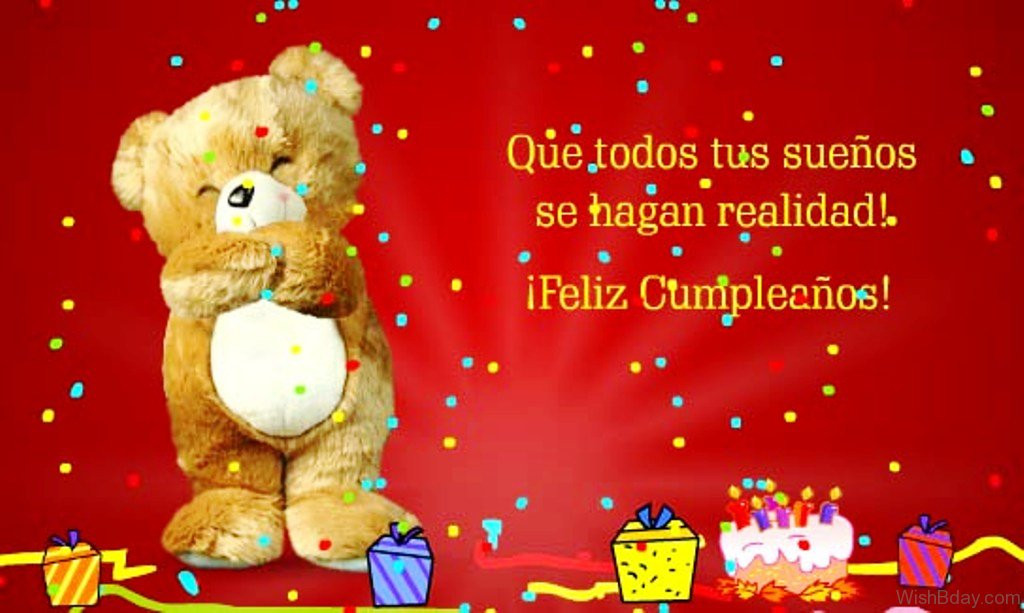 Birthday Wishes Spanish
 10 Birthday Wishes In Spanish
