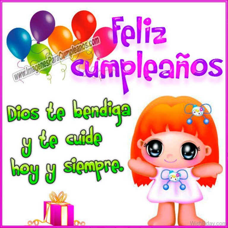 Birthday Wishes Spanish
 10 Birthday Wishes In Spanish