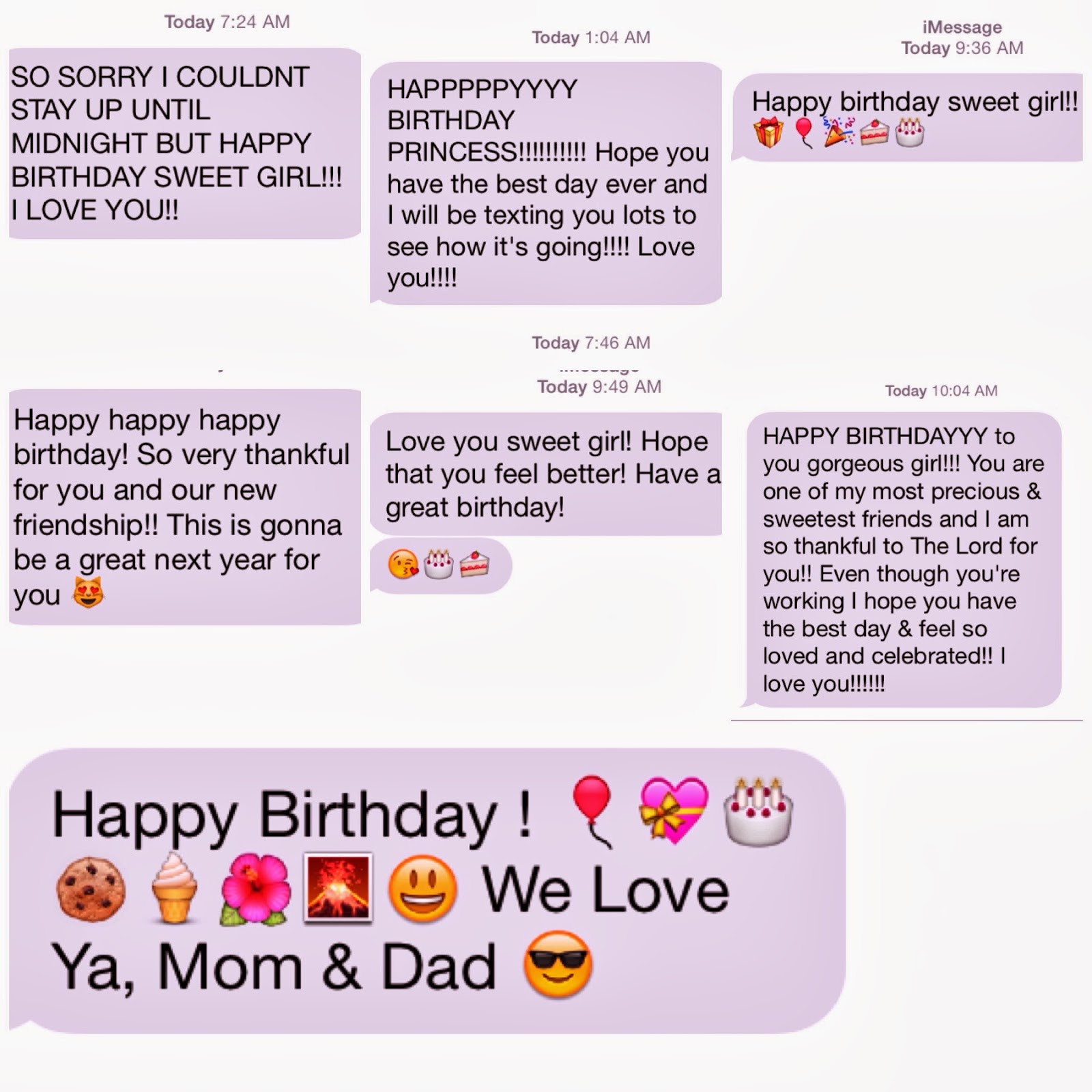 Birthday Wishes Text
 Simply Sweet Melissa Birthday Thanksgiving Part 2