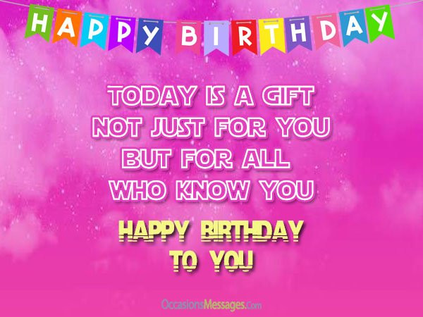 Birthday Wishes Text
 Top 100 Happy Birthday SMS Text Messages