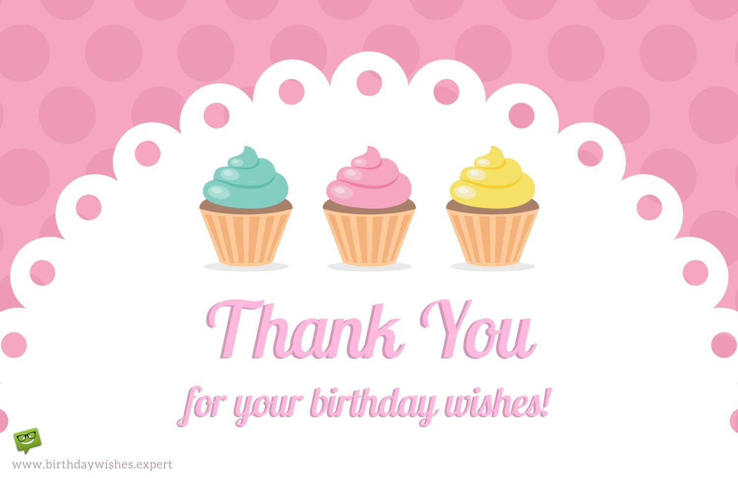 Birthday Wishes Thank You Note
 Thank You Notes for Your Birthday Wishes