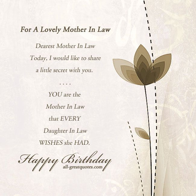 Birthday Wishes To Mother In Law
 motherinlaw happybirthday birthdaycards birthdaywishes