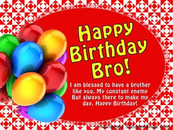 Birthday Wishes To My Brother
 Birthday Wishes for Brother 365greetings