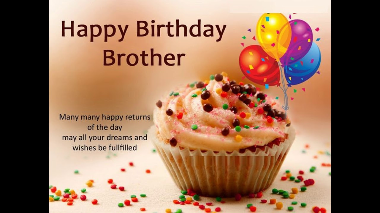 Birthday Wishes To My Brother
 Brother Birthday Wishes WhatsApp Video Happy Birthday My