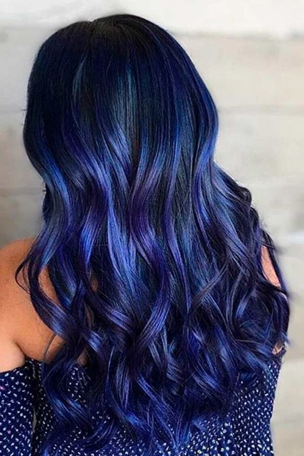 Black And Blue Hairstyles
 68 Daring Blue Hair Color For Edgy Women