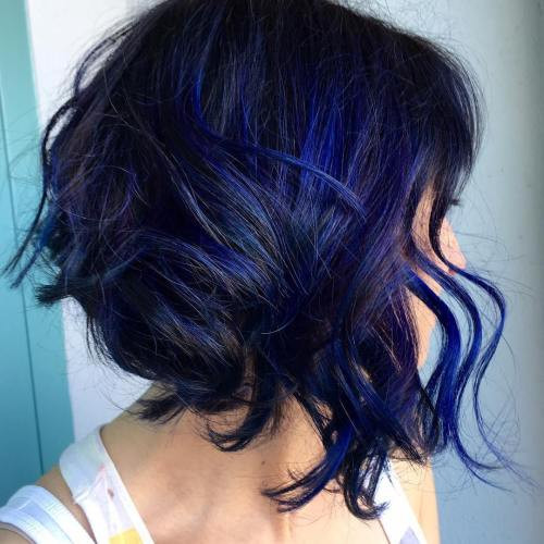 Black And Blue Hairstyles
 20 Dark Blue Hairstyles That Will Brighten Up Your Look