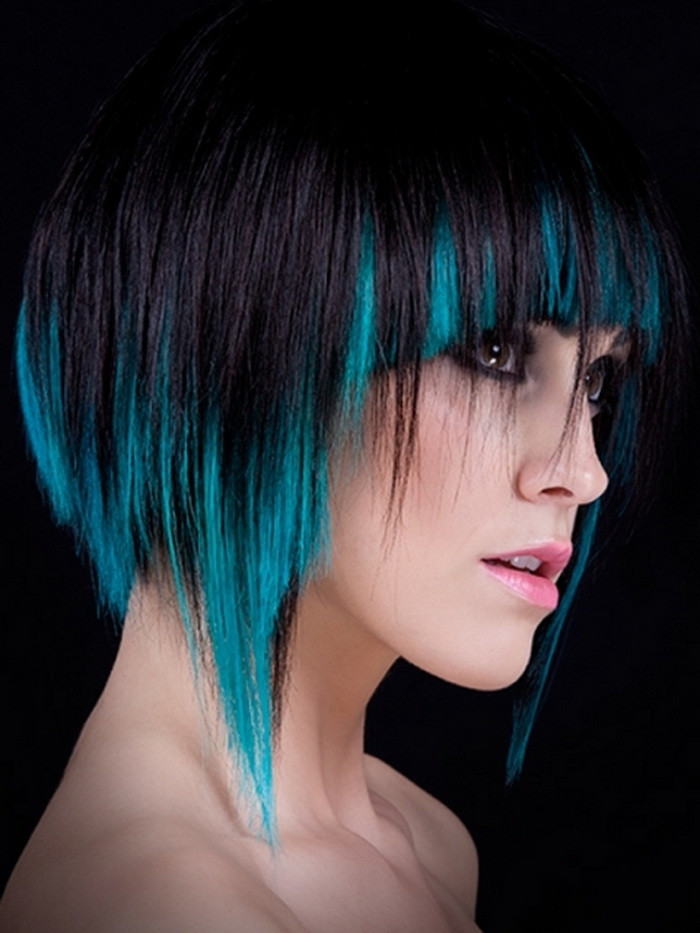 Black And Blue Hairstyles
 42 Scene Hairstyles Ideas For Girls InspirationSeek