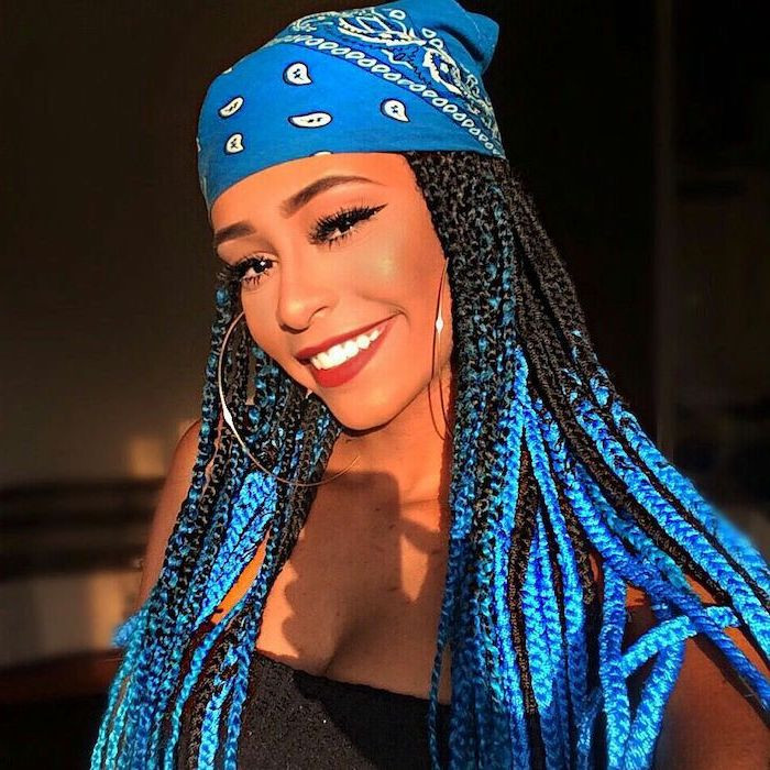 Black And Blue Hairstyles
 1001 ideas for beautiful ghana braids for summer 2019