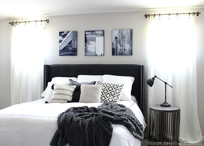 Black And White Master Bedroom
 Black and White Master Bedroom Updates Giveaway Taryn